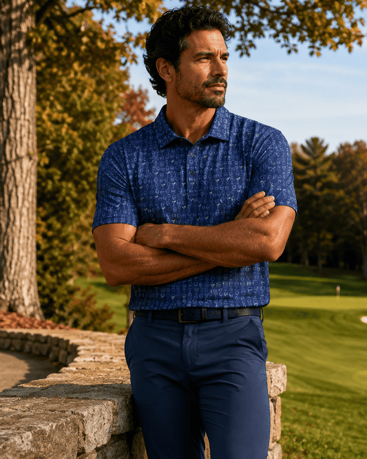 Olive’s Anyone Polo - F/X Fusion Golf - Polo - Navy - M