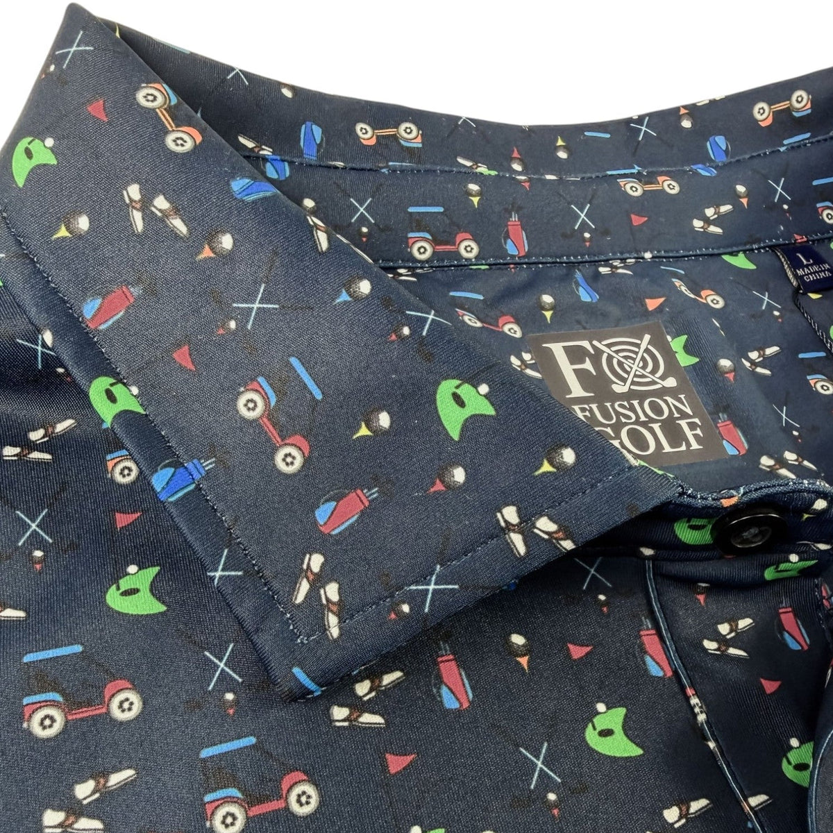 Tee Time Performance Golf Polo - F/X Fusion Golf - Polo - Navy