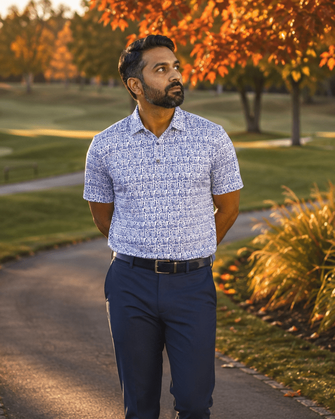 Bottle Service Performance Golf Polo - F/X Fusion Golf - Polo - White - M