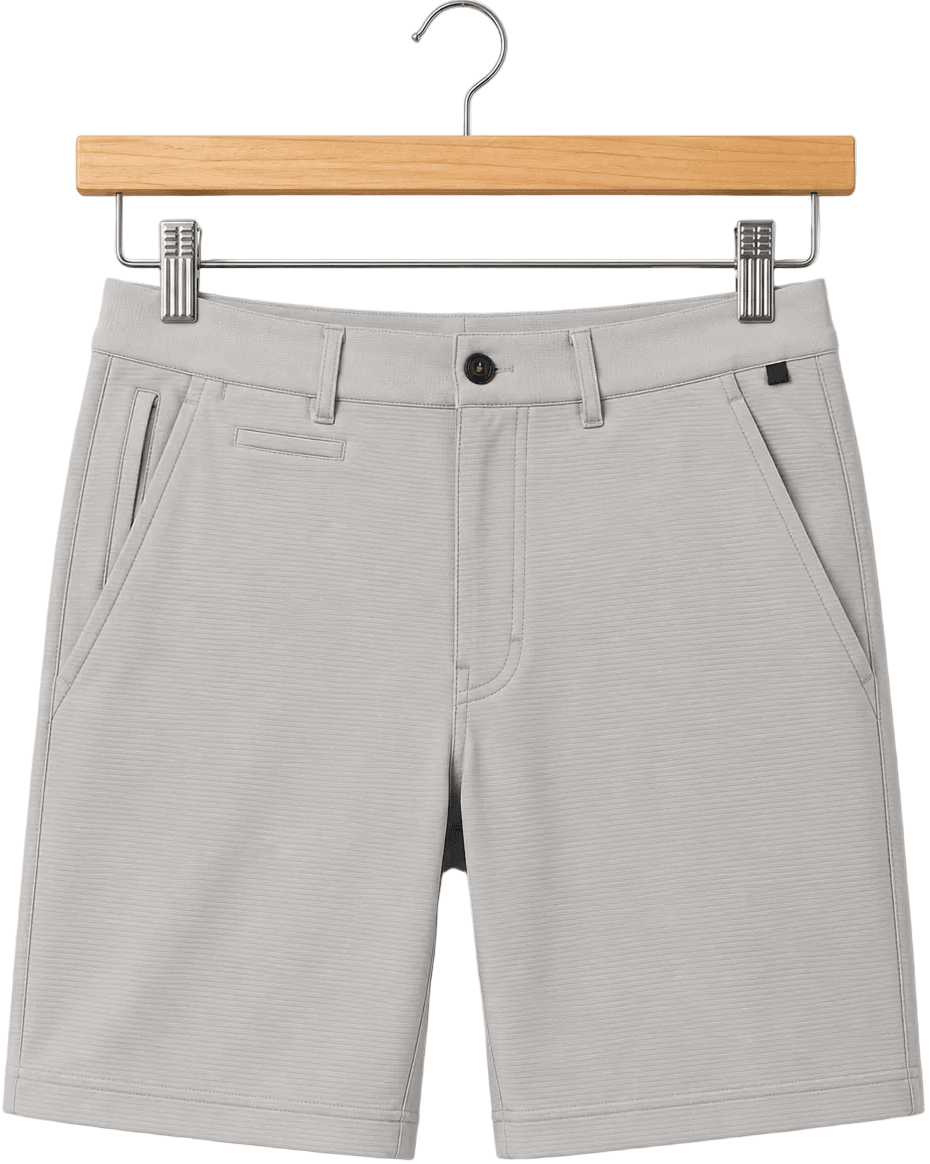 Crossover 4-Way Stretch Performance Golf Shorts - F/X Fusion Golf - F/X Fusion - Silver