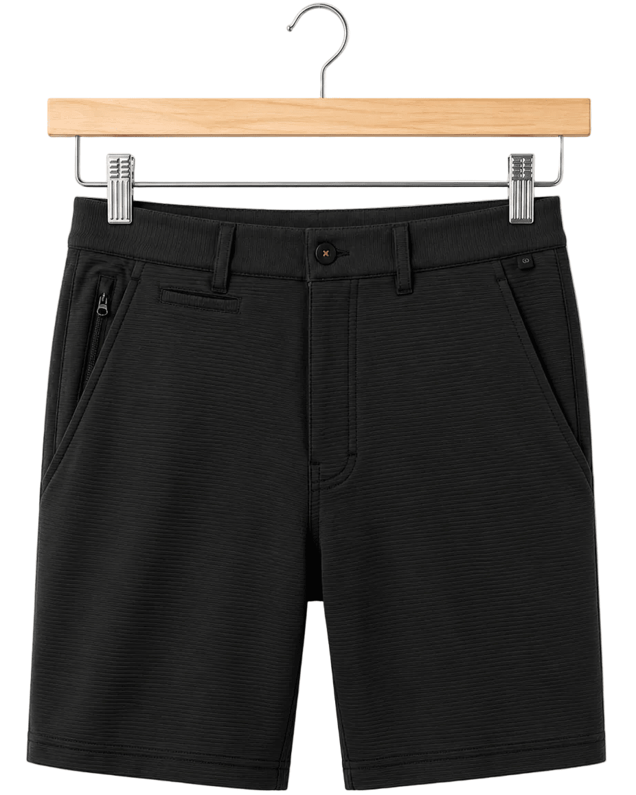Crossover 4-Way Stretch Performance Golf Shorts - F/X Fusion Golf - F/X Fusion - Black