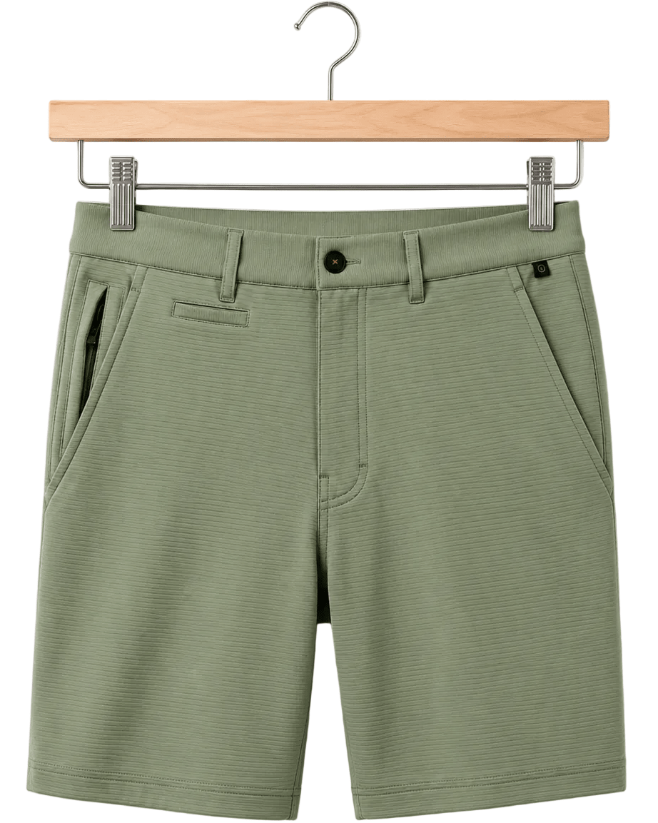Crossover 4-Way Stretch Performance Golf Shorts - F/X Fusion Golf - F/X Fusion - Cement