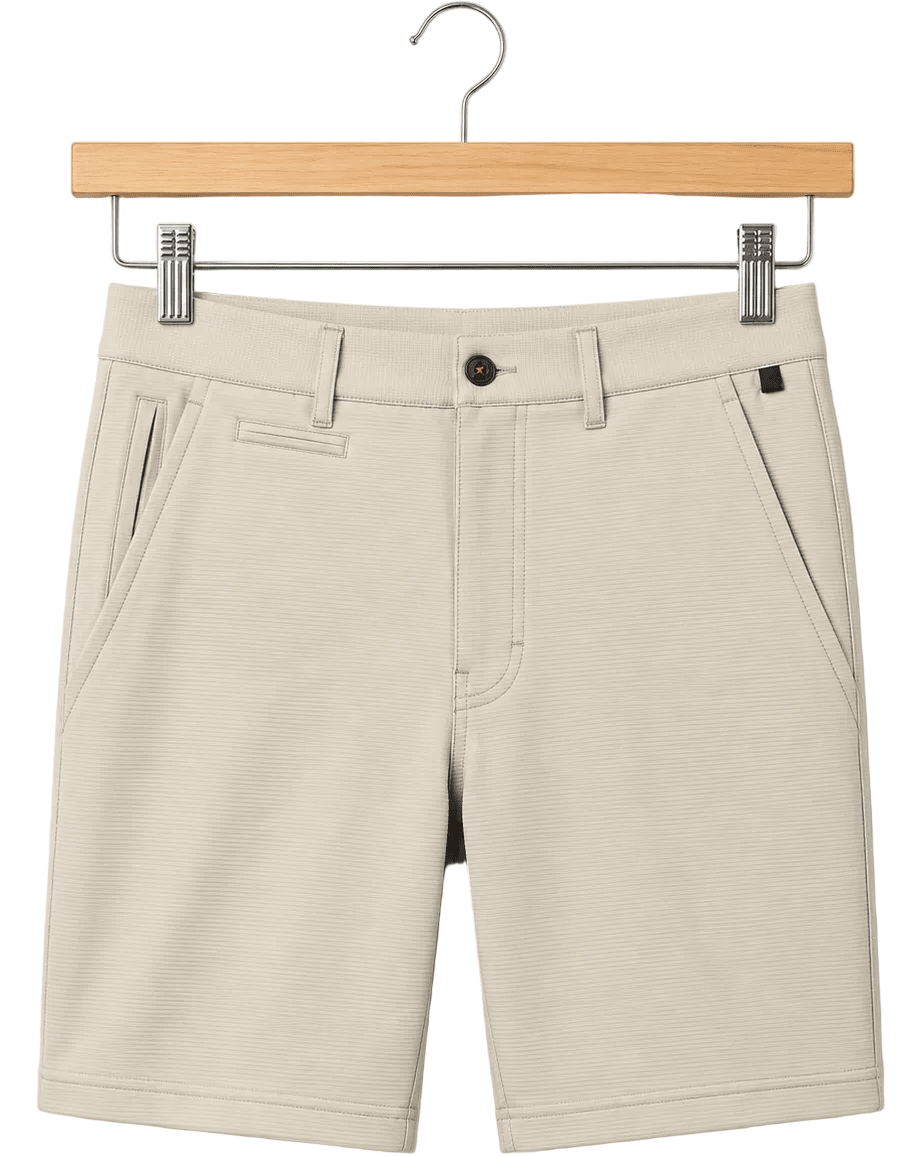 Crossover 4-Way Stretch Performance Golf Shorts - F/X Fusion Golf - F/X Fusion - Tan
