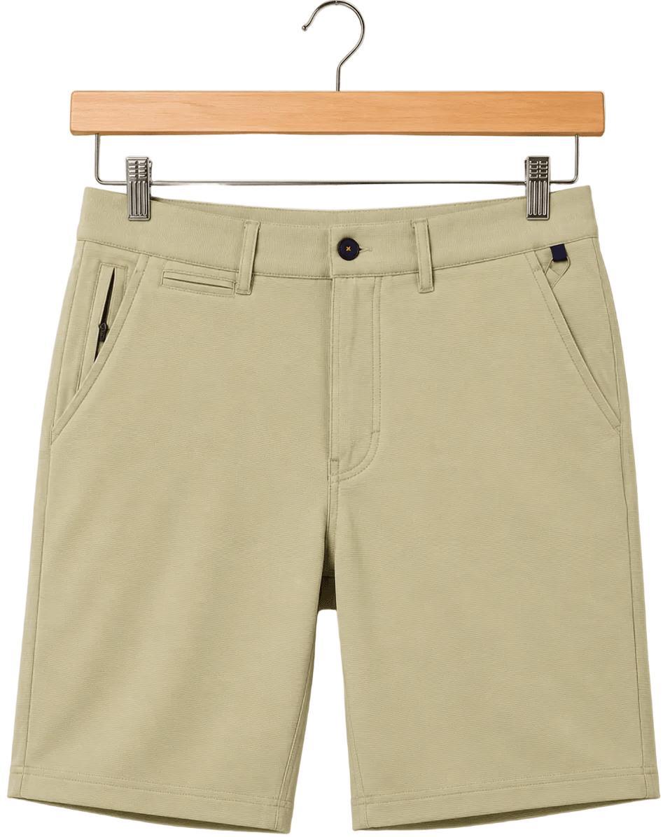 Crossover 4-Way Stretch Performance Golf Shorts - F/X Fusion Golf - F/X Fusion - Khaki