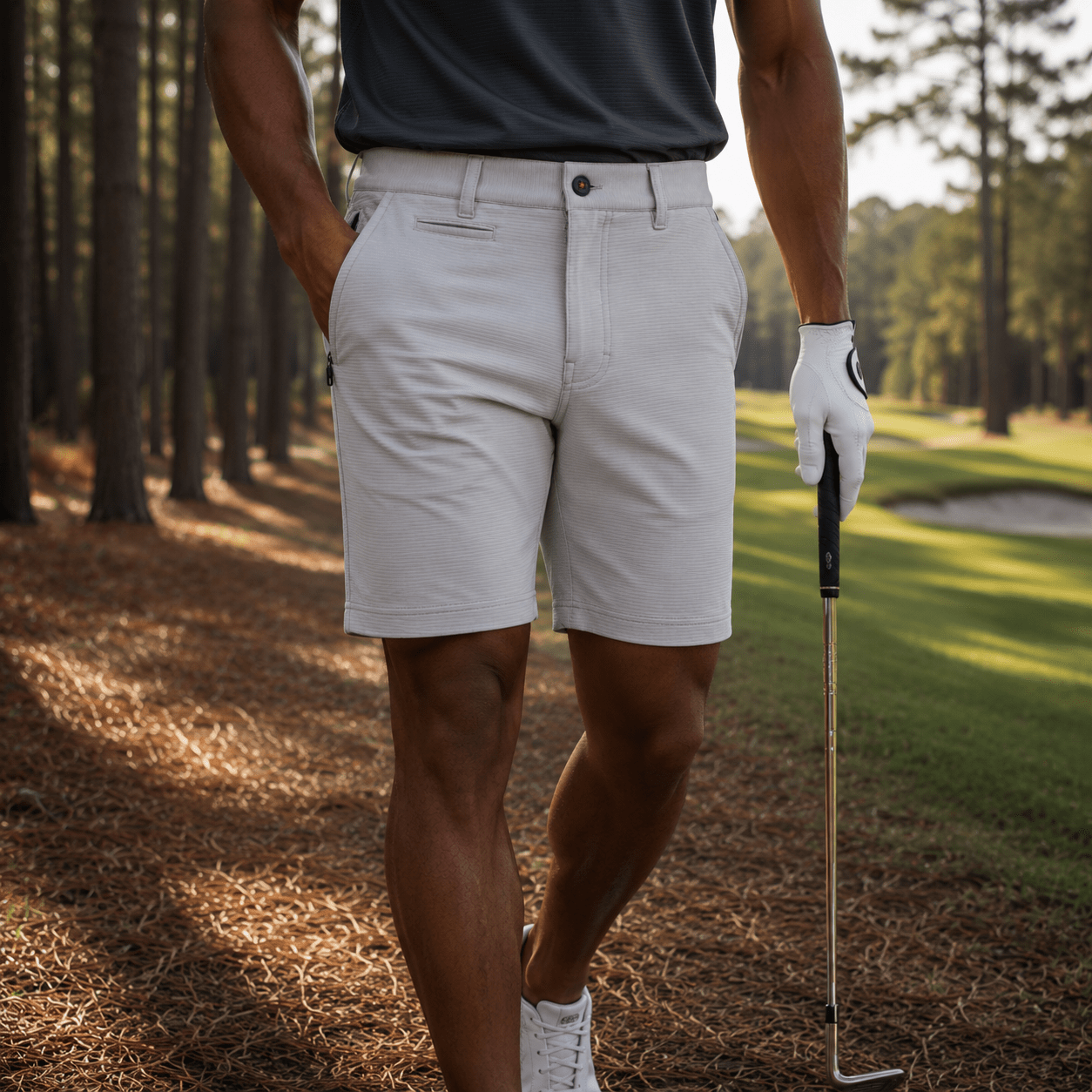 Crossover 4 - Way Stretch Performance Golf Shorts - F/X Fusion Golf - Tan - 30