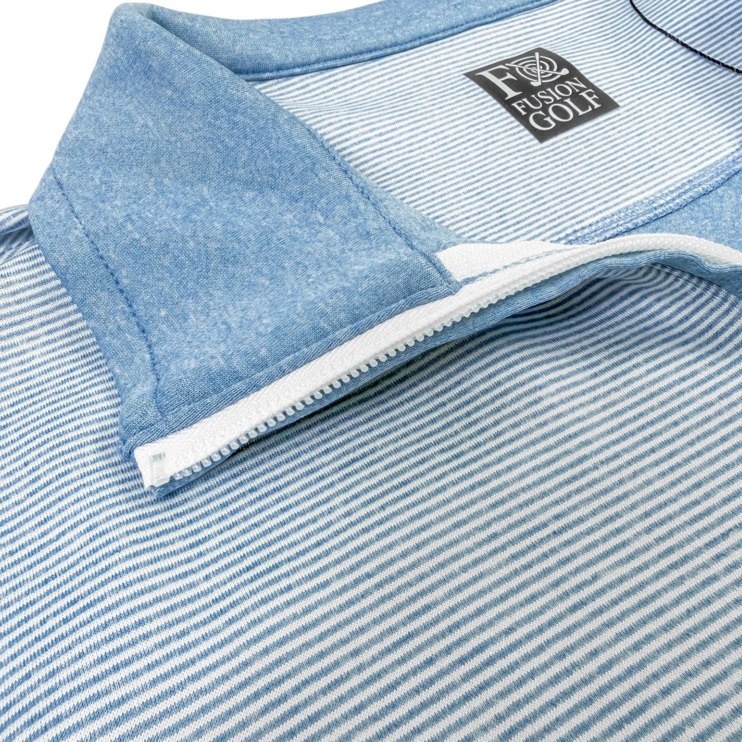Fineline 1/4 Zip Golf Pullover - F/X Fusion Golf - Quarter Zip - Blue