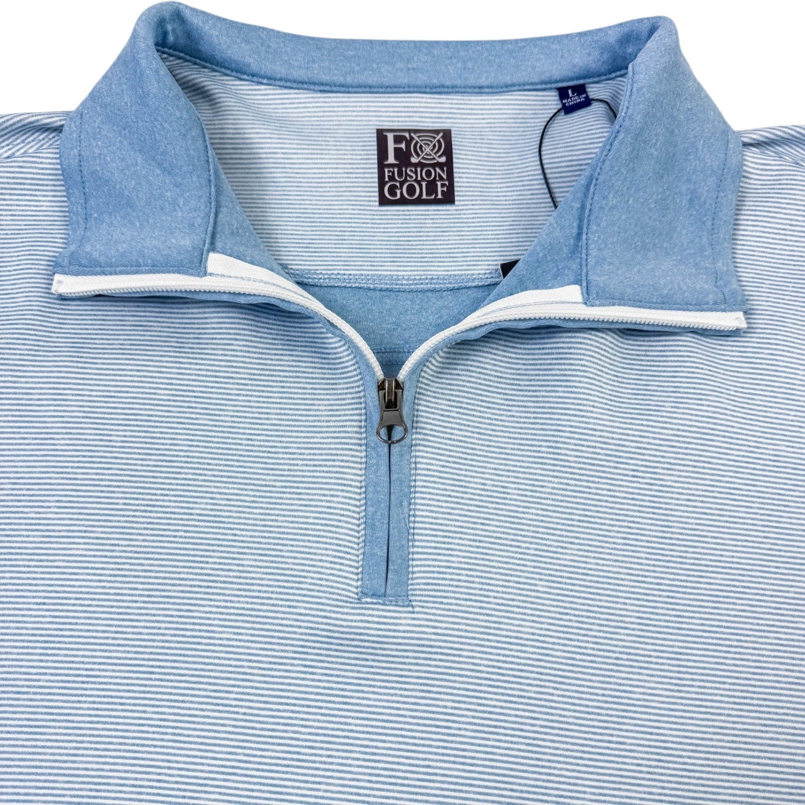 Fineline 1/4 Zip Golf Pullover - F/X Fusion Golf - Quarter Zip - Blue