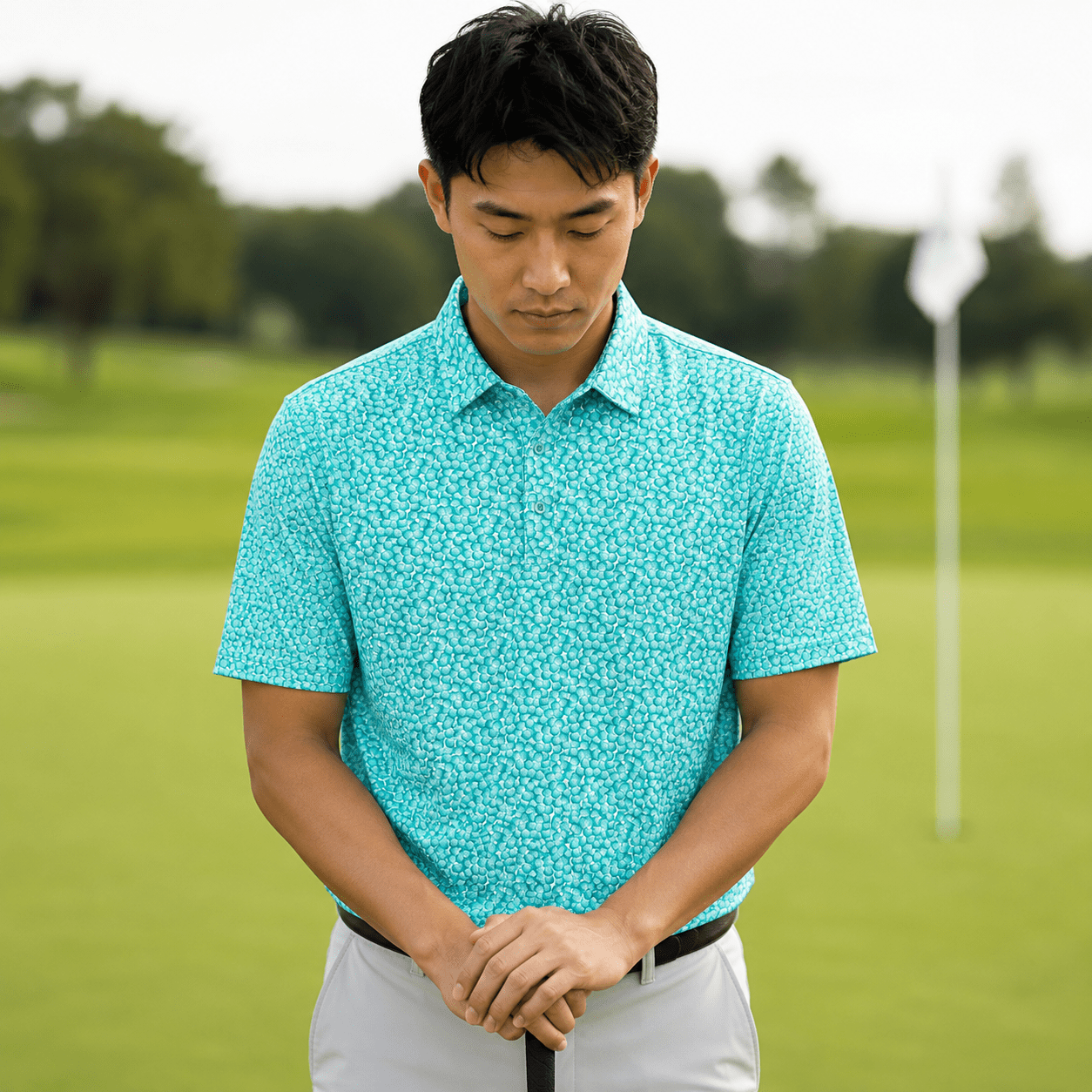 Golf Balls Performance Golf Polo - F/X Fusion Golf - Polo - Aqua