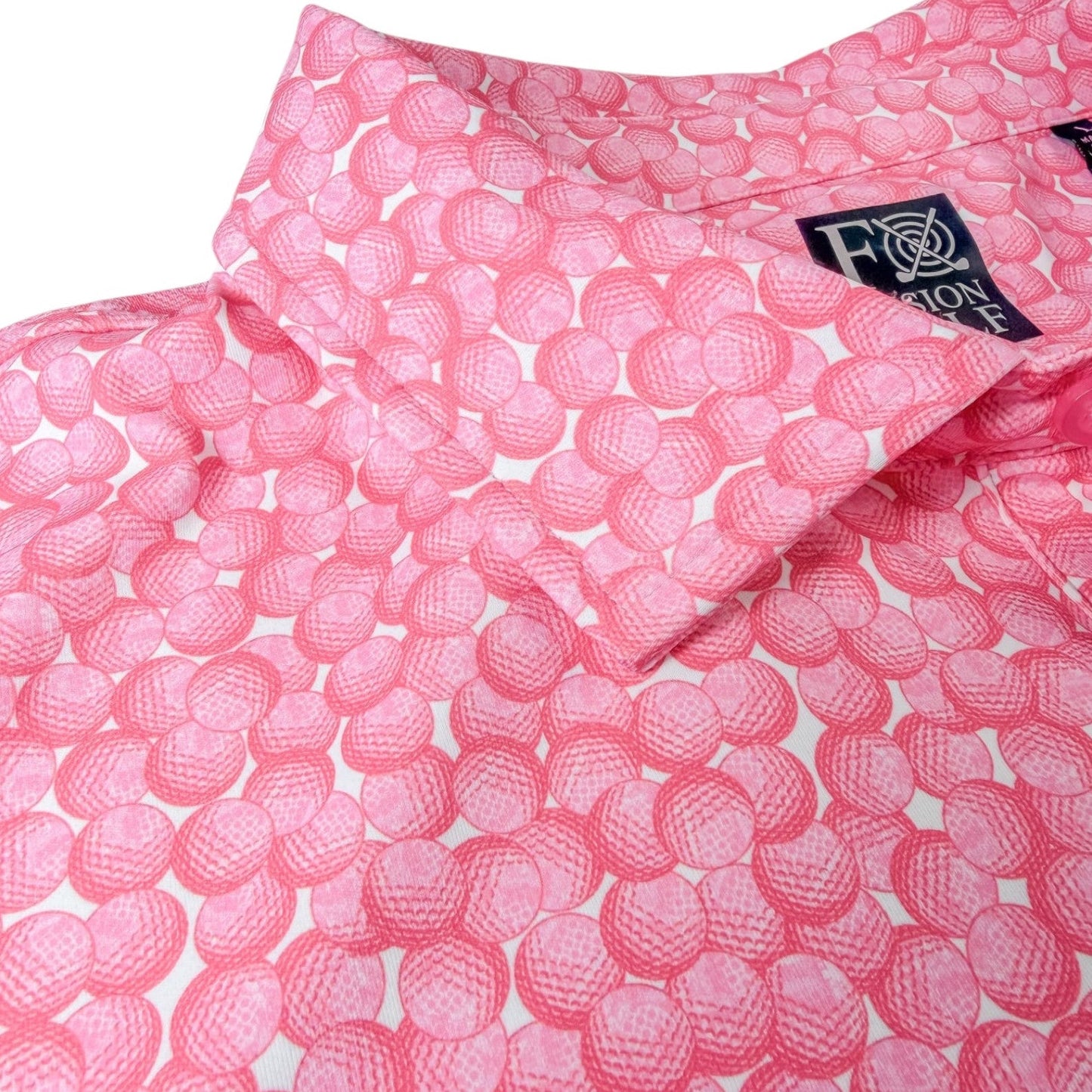 Golf Balls Performance Golf Polo - F/X Fusion Golf - Polo - Pink