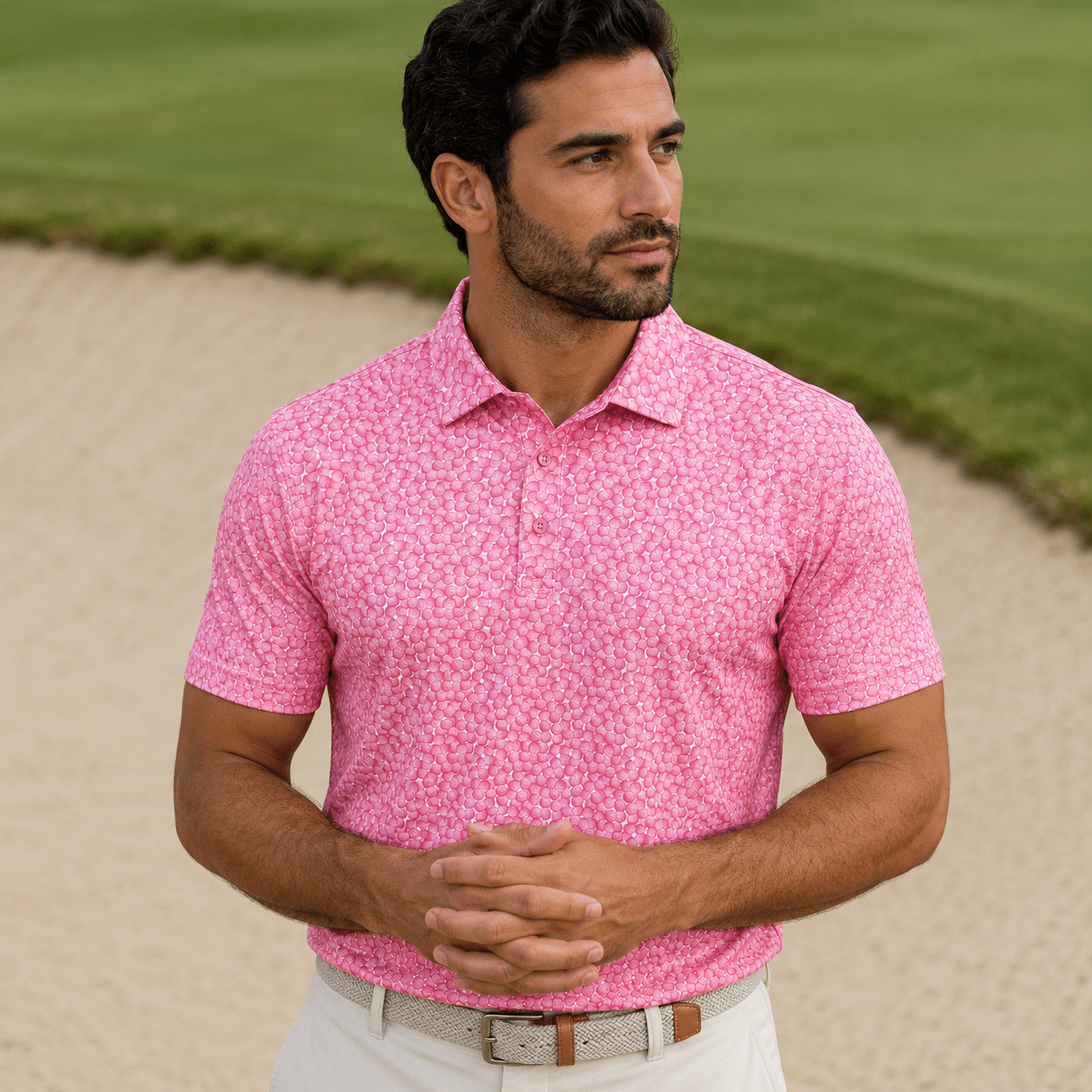 Golf Balls Performance Golf Polo - F/X Fusion Golf - Polo - Pink