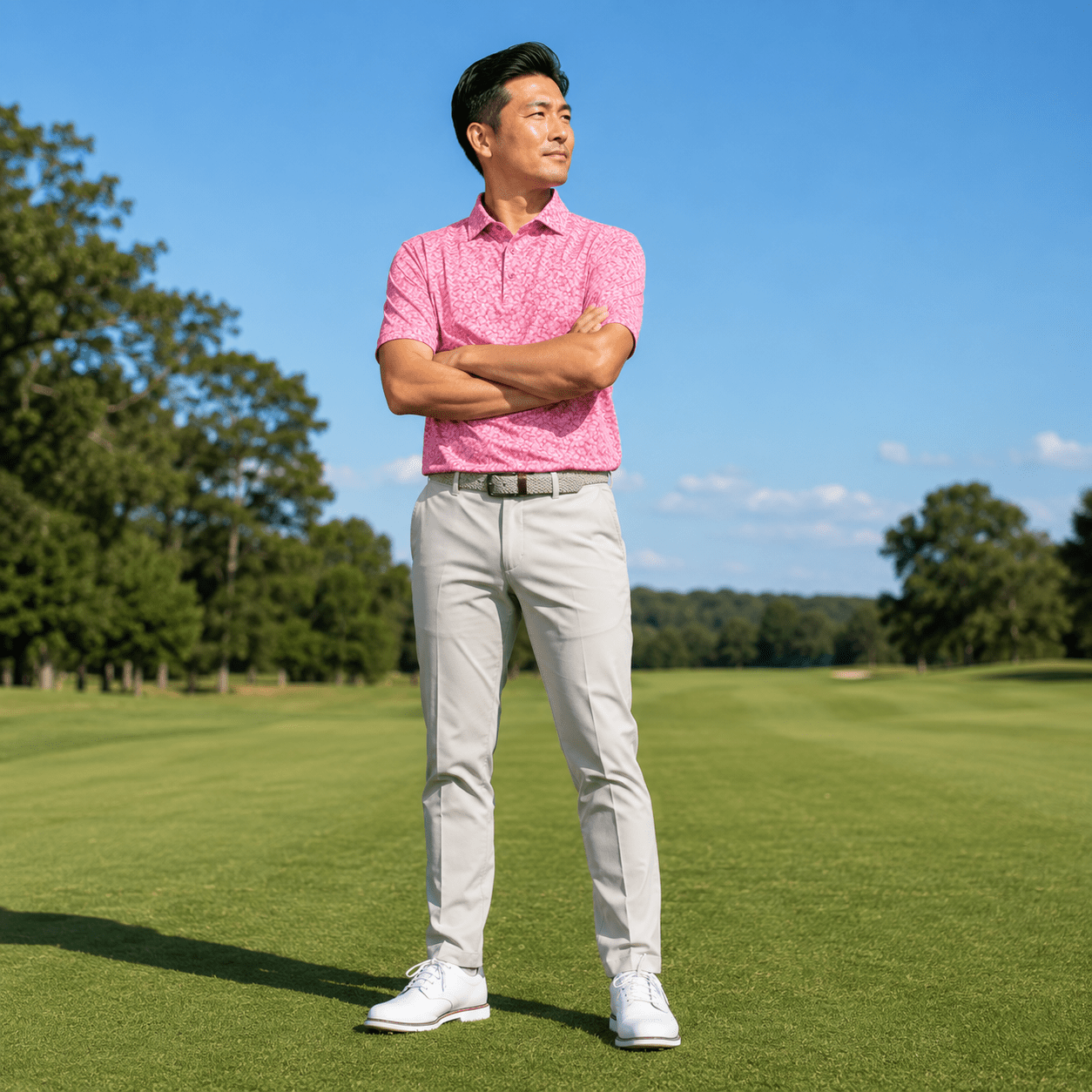 Golf Balls Performance Golf Polo - F/X Fusion Golf - Polo - Pink