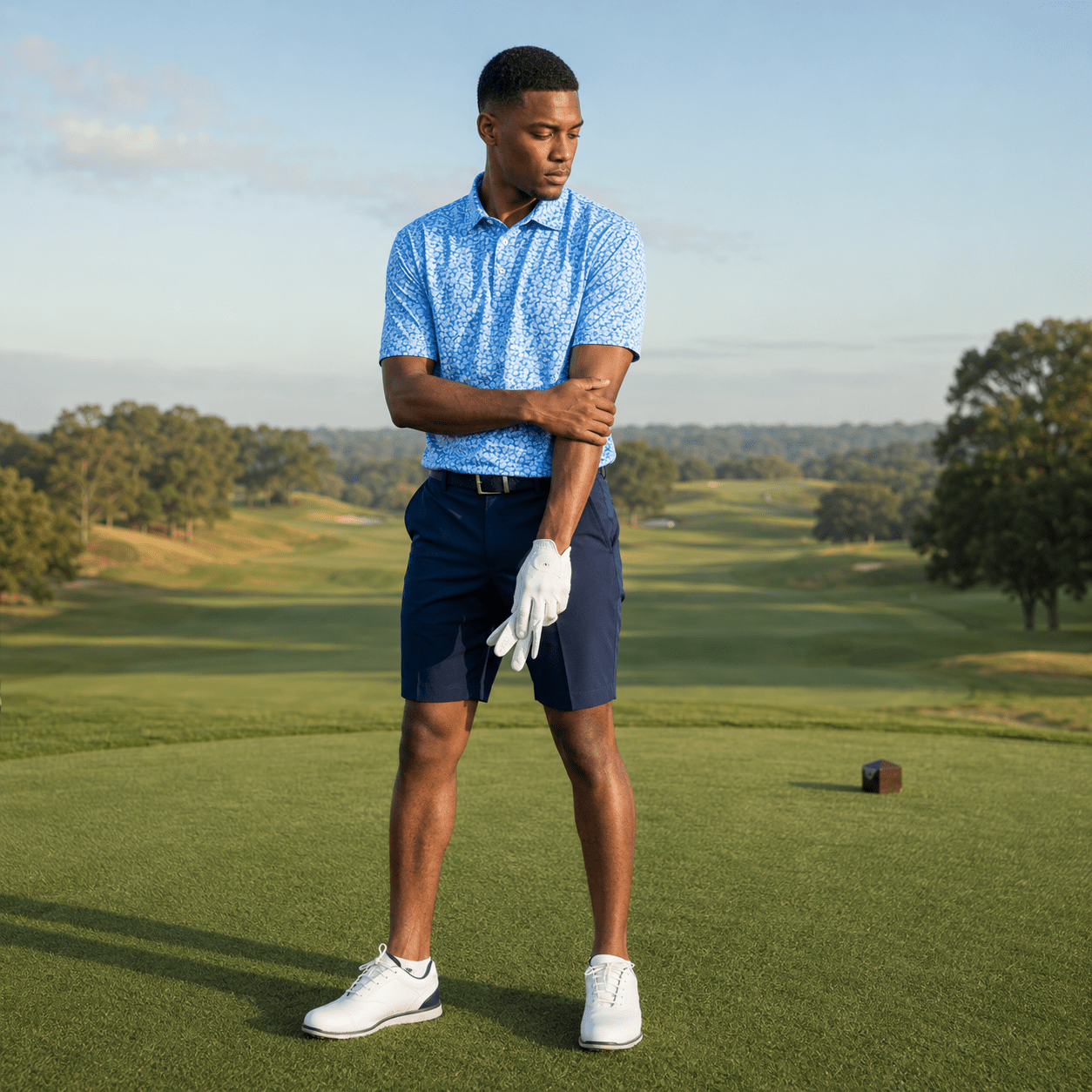 Golf Balls Performance Golf Polo - F/X Fusion Golf - Polo - Blue