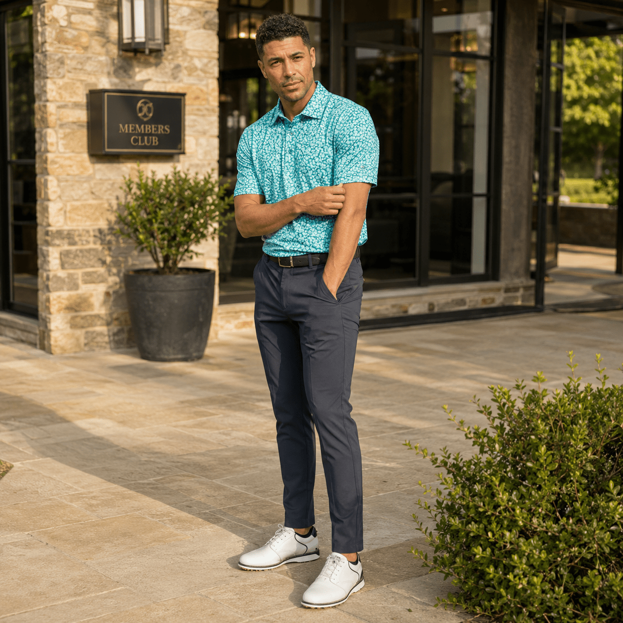 Golf Balls Performance Golf Polo - F/X Fusion Golf - Polo - Aqua