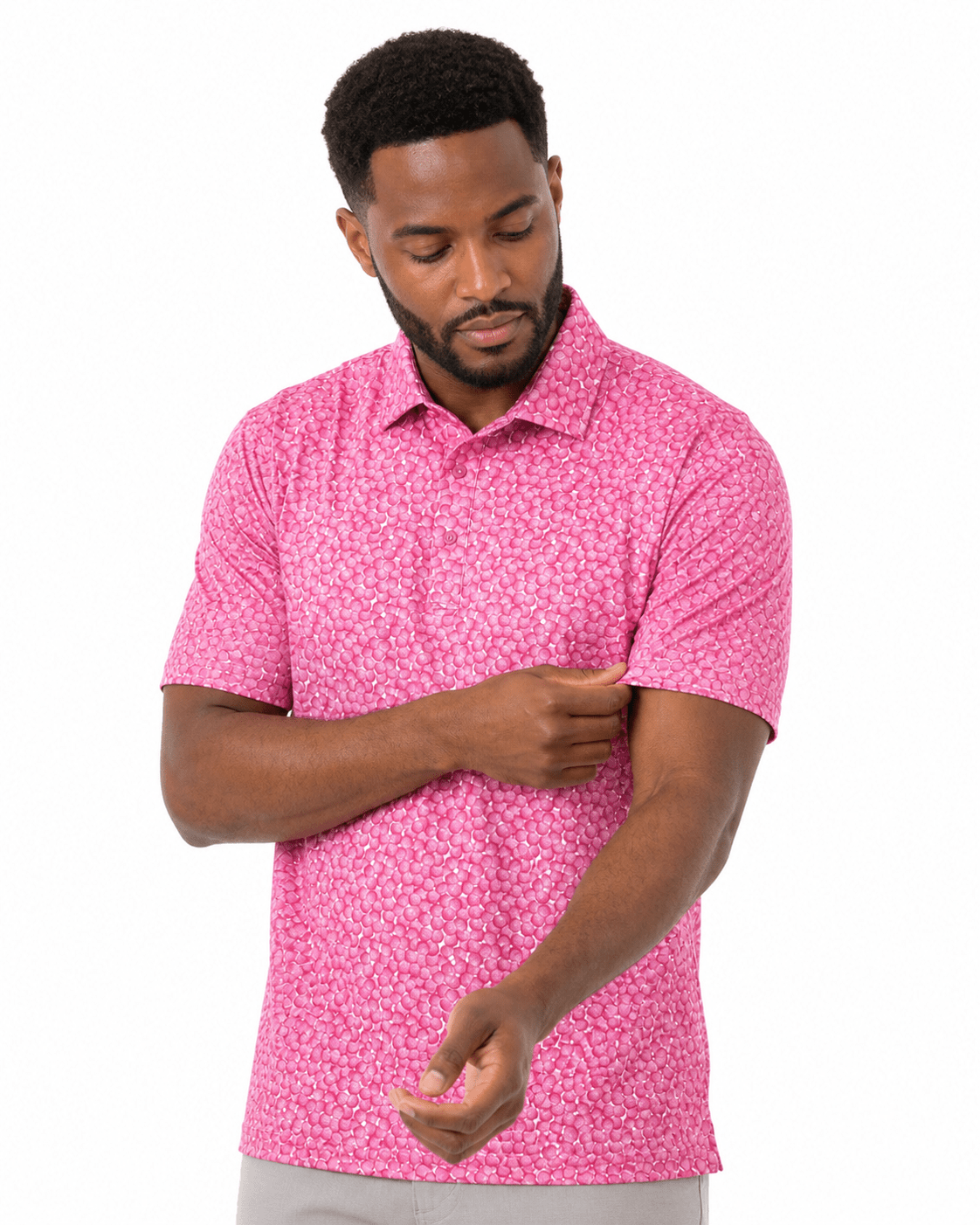 Golf Balls Performance Golf Polo - F/X Fusion Golf - Polo - Pink