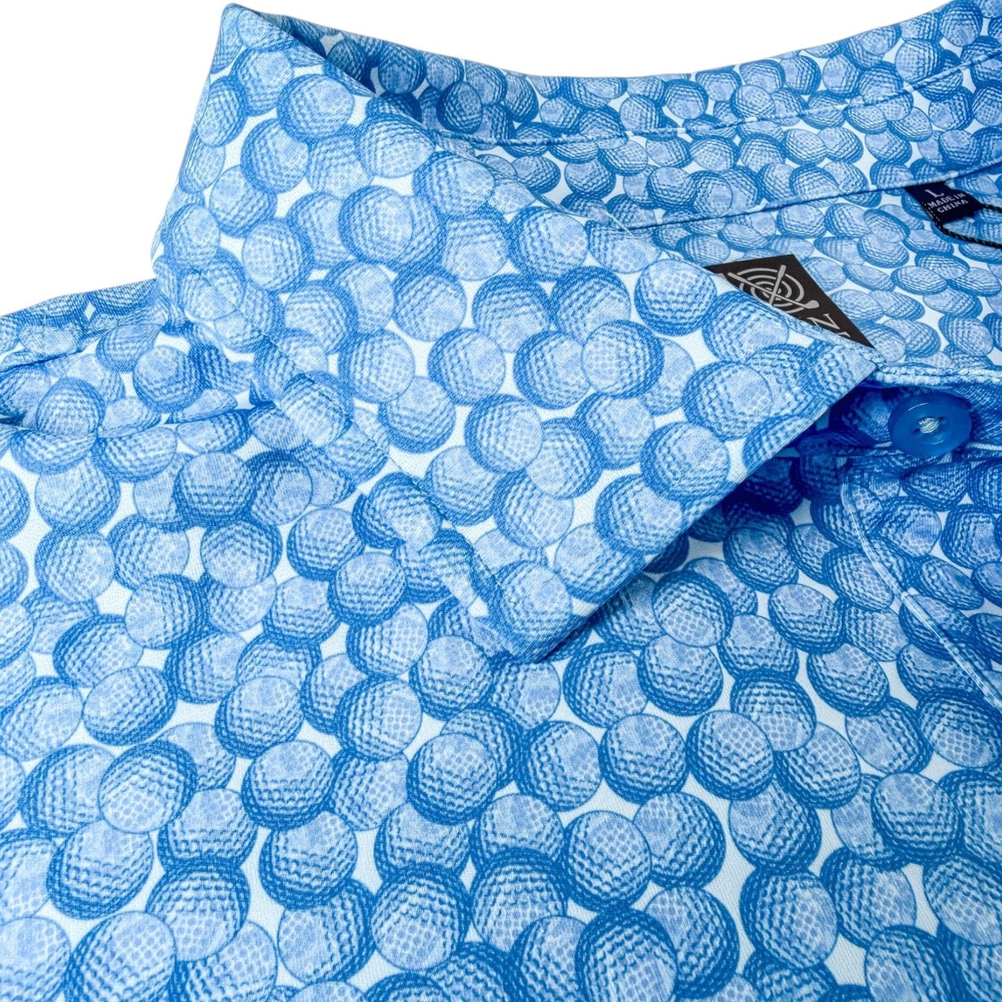 Golf Balls Performance Golf Polo - F/X Fusion Golf - Polo - Blue