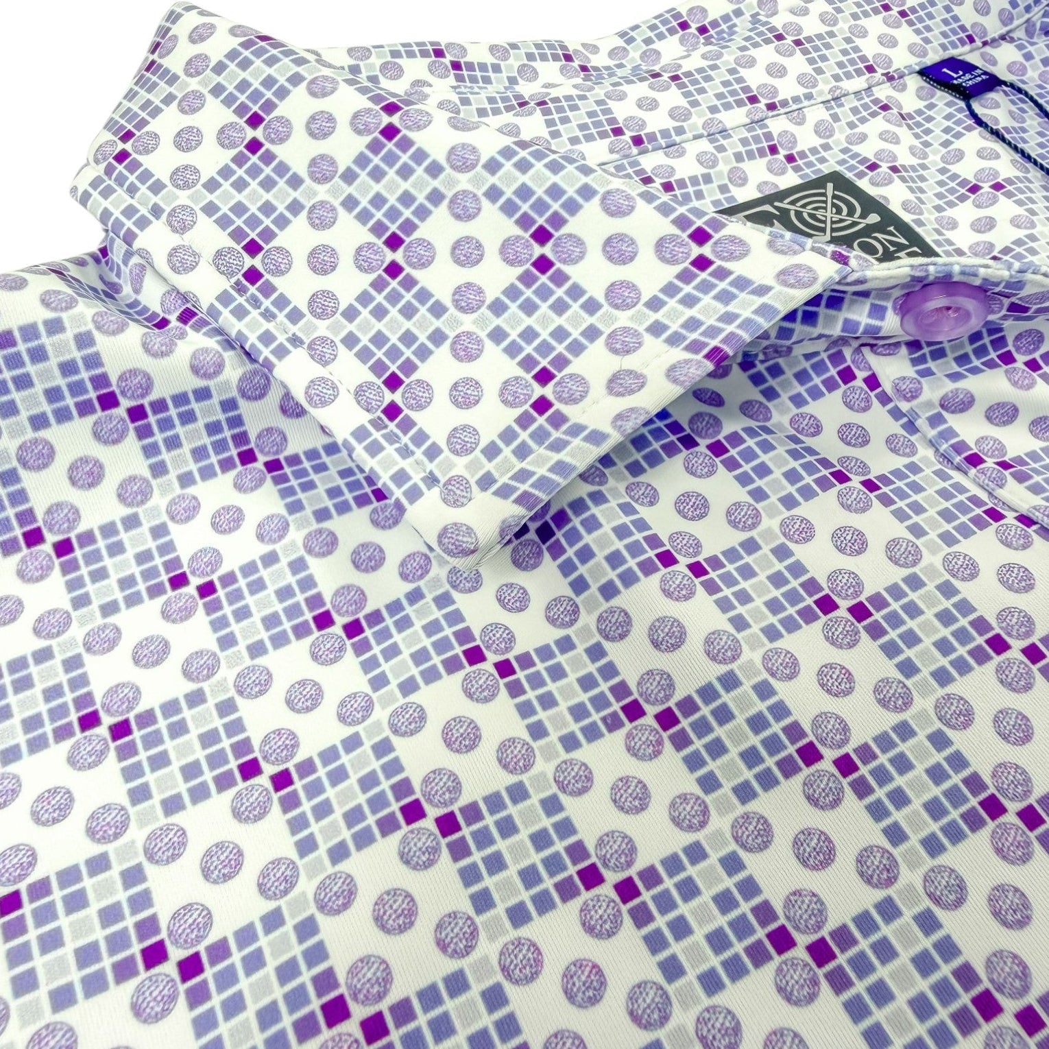 Golf Dice Performance Golf Polo - F/X Fusion Golf - Polo - Purple