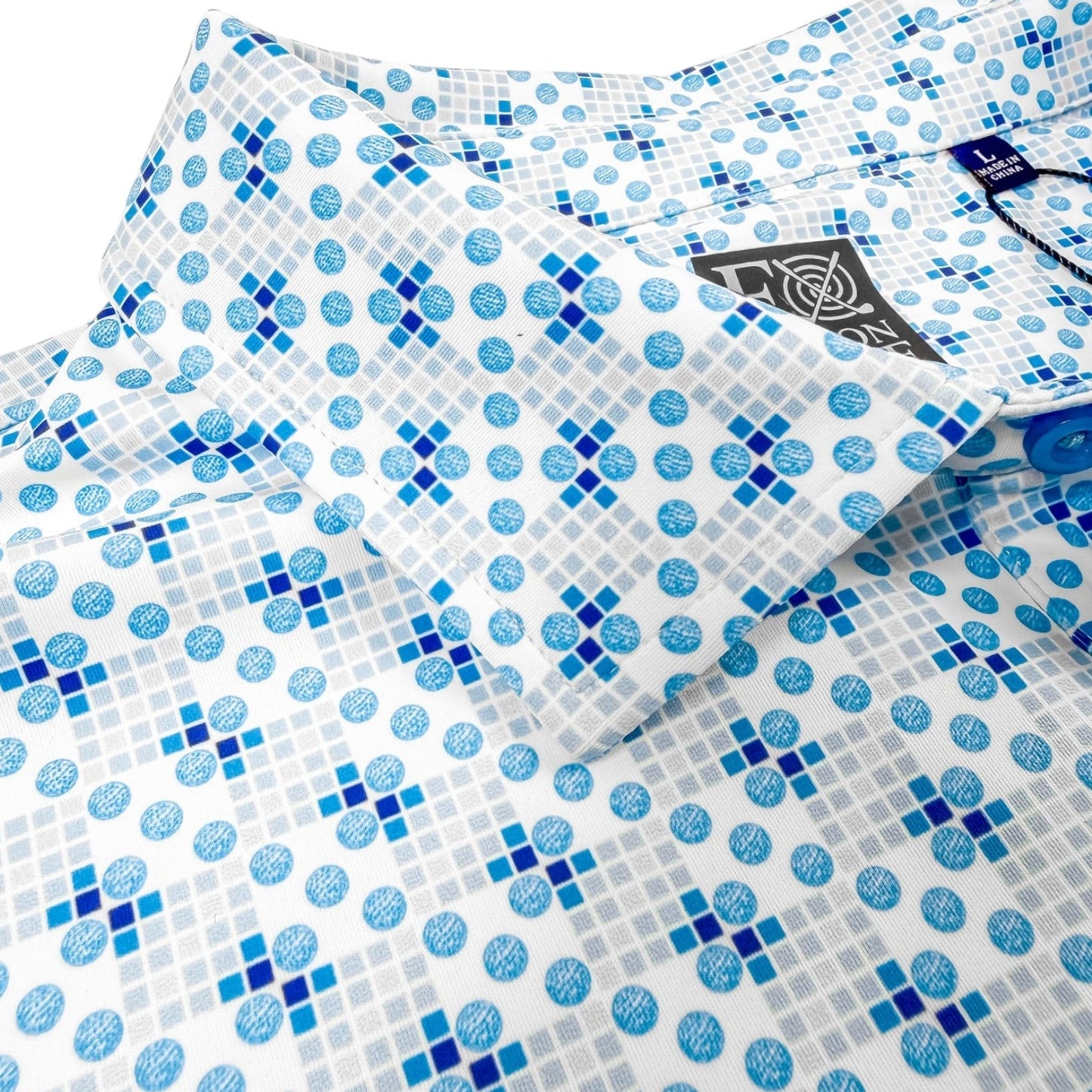 Golf Dice Performance Golf Polo - F/X Fusion Golf - Polo - Blue