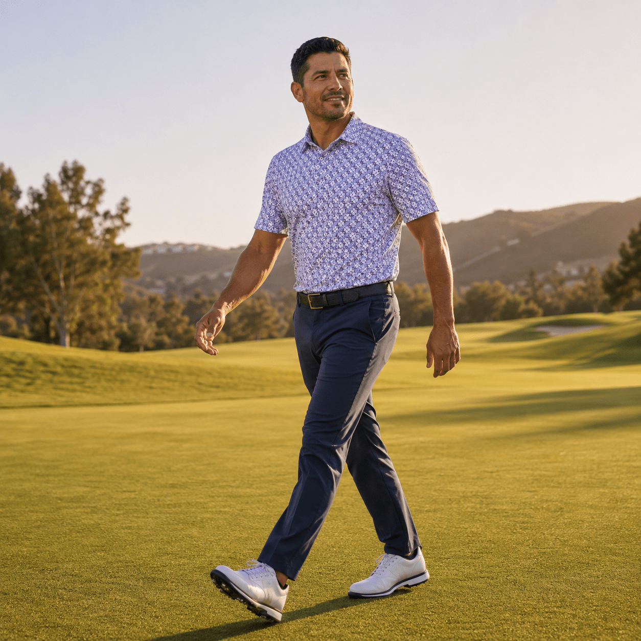 Golf Dice Performance Golf Polo - F/X Fusion Golf - Polo - Purple