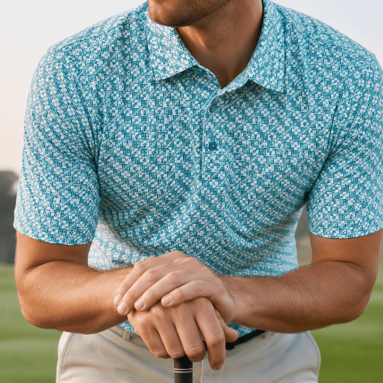 Golf Dice Performance Golf Polo - F/X Fusion Golf - Polo - Teal