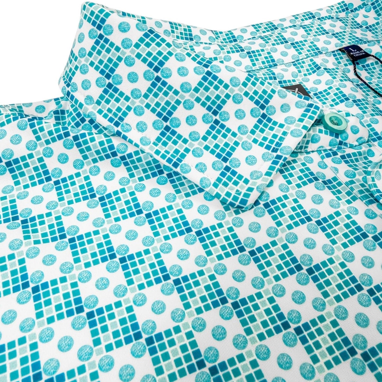 Golf Dice Performance Golf Polo - F/X Fusion Golf - Polo - Teal
