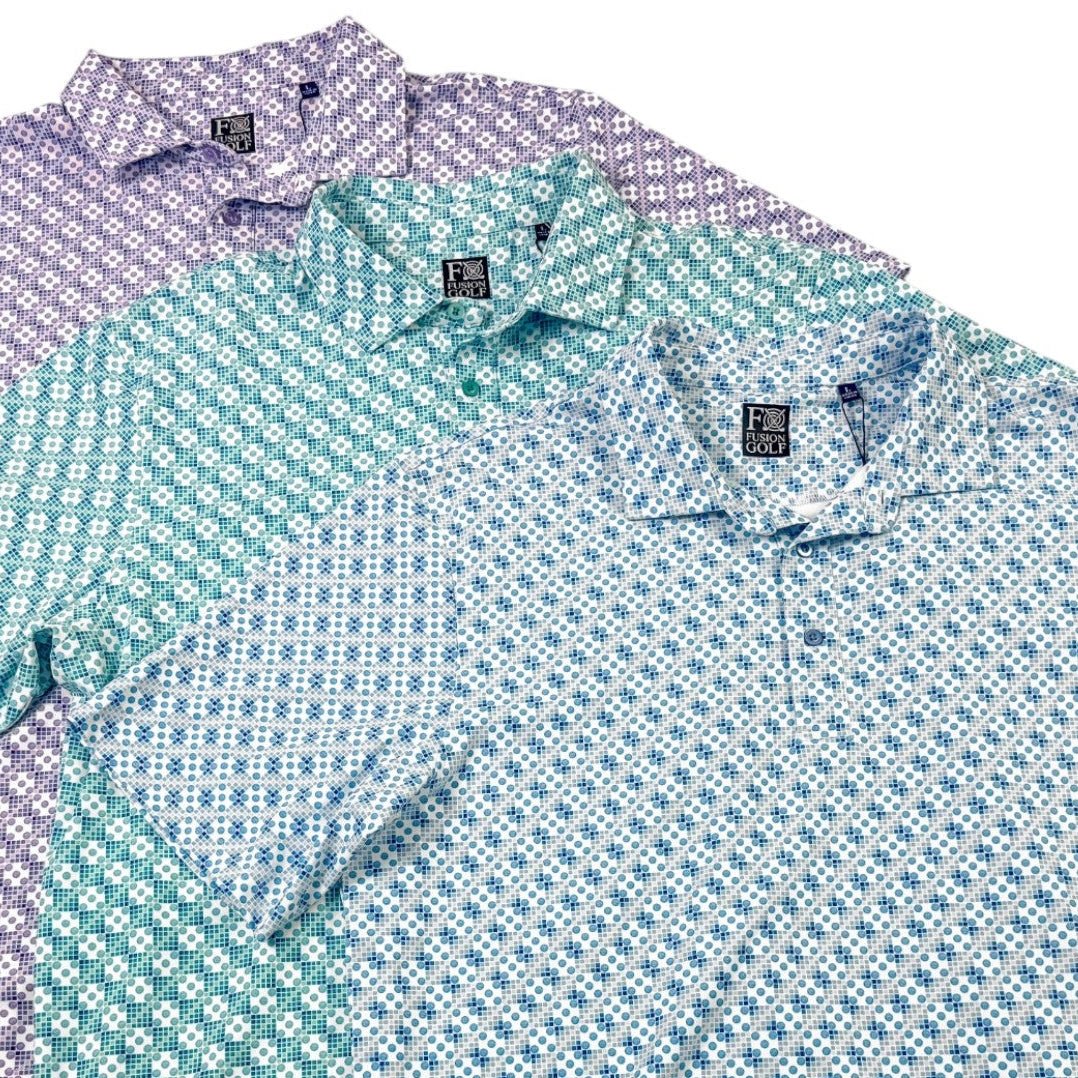 Golf Dice Performance Golf Polo - F/X Fusion Golf - Polo - All Colors