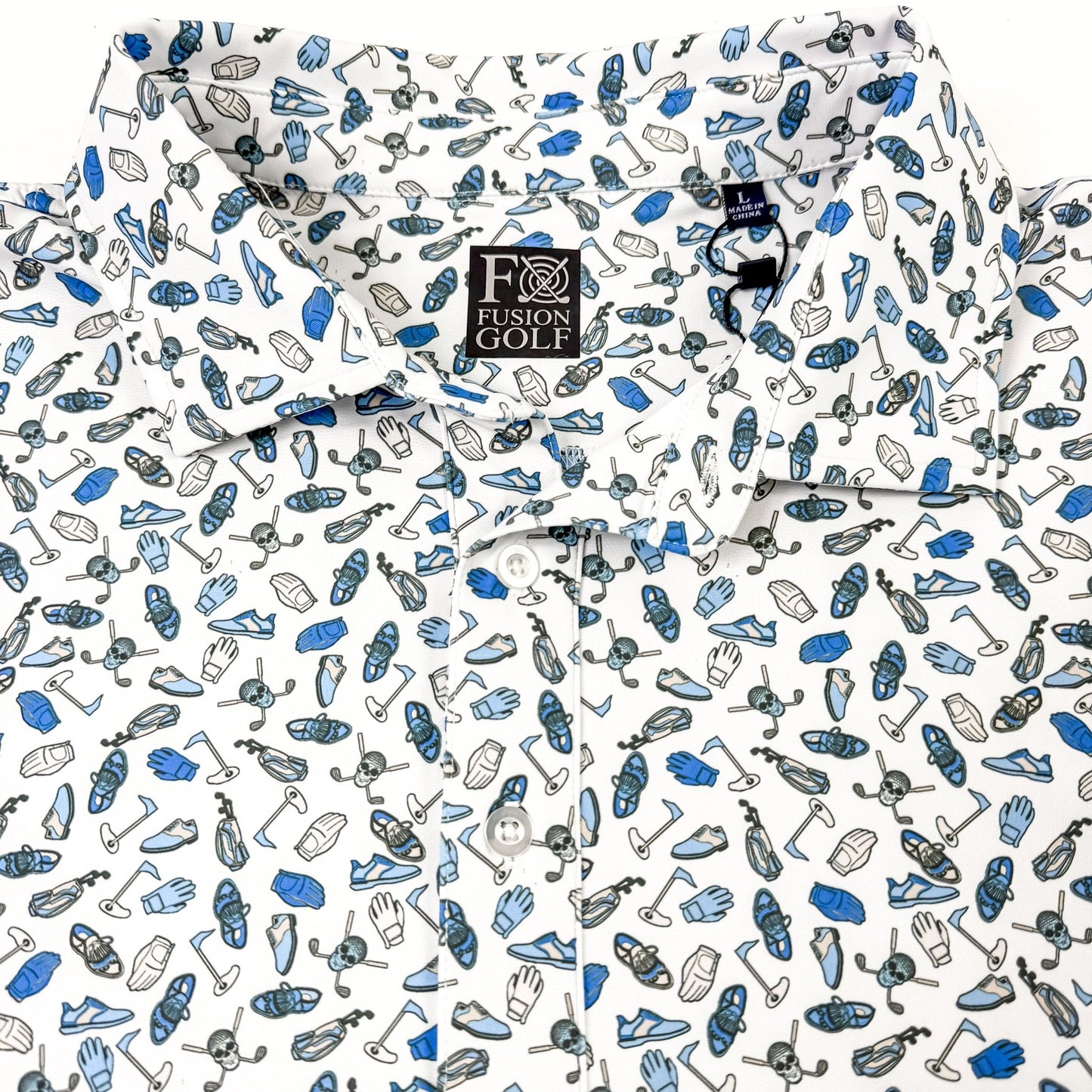 Golf Gear Performance Golf Polo - F/X Fusion Golf - Polo - White