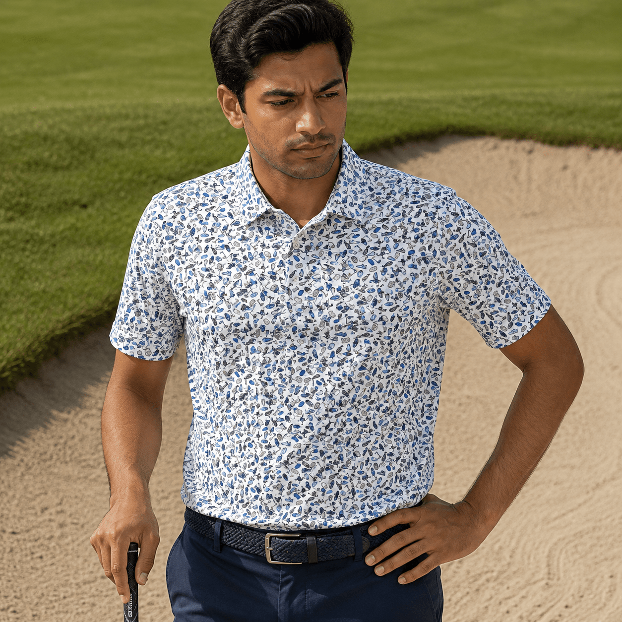 Golf Gear Performance Golf Polo - F/X Fusion Golf - Polo - White