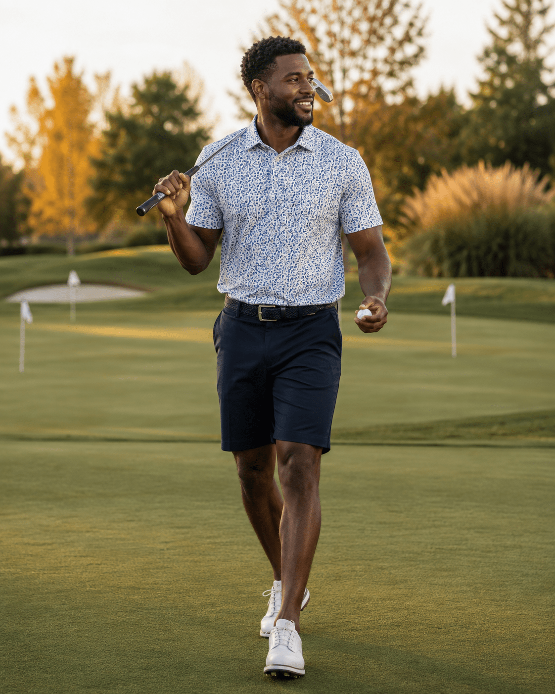 Golf Gear Performance Golf Polo - F/X Fusion Golf - Polo - White - M