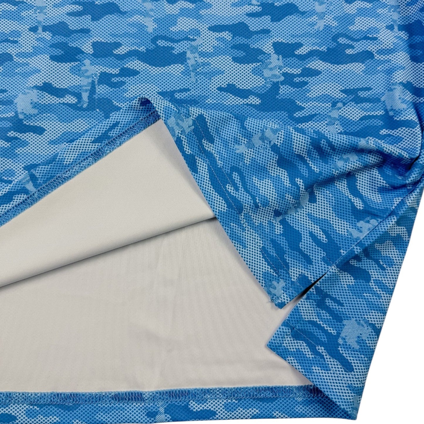 Golfing Camo Performance Golf Polo - F/X Fusion Golf - Polo - Blue