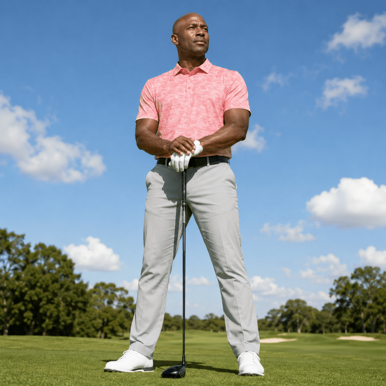 Golfing Camo Performance Golf Polo - F/X Fusion Golf - Polo - Pink