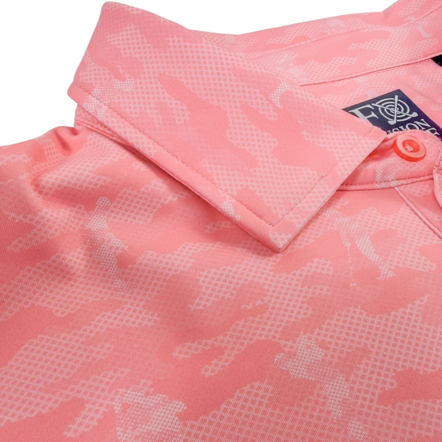 Golfing Camo Performance Golf Polo - F/X Fusion Golf - Polo - Pink