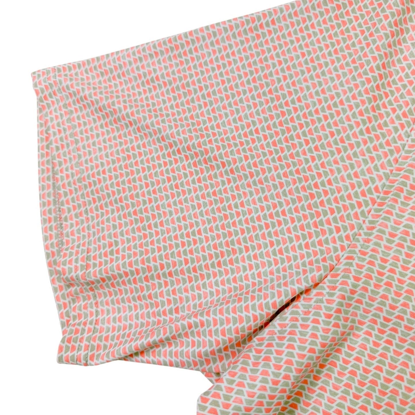 Heather Geo Performance Golf Polo - F/X Fusion Golf - Polo - Coral