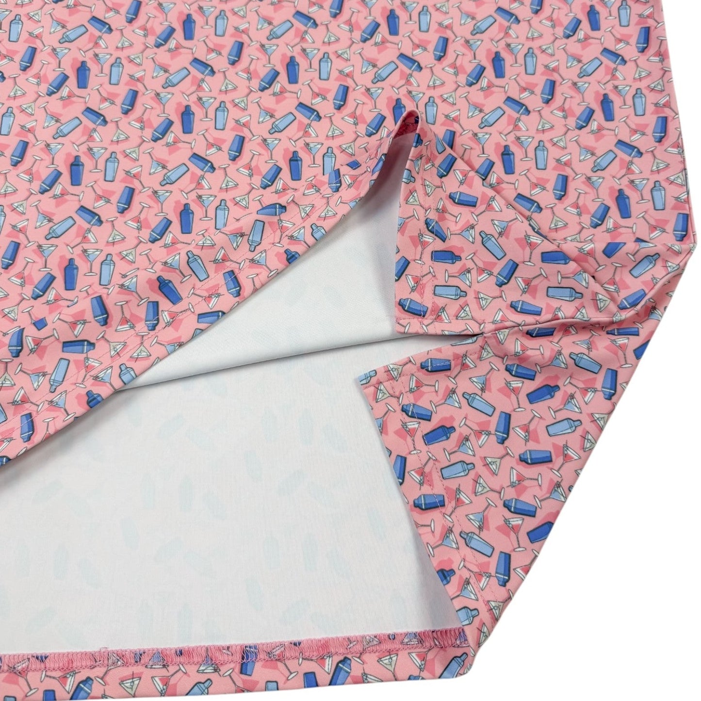 Martini Mania Performance Golf Polo - F/X Fusion Golf - Polo - Coral