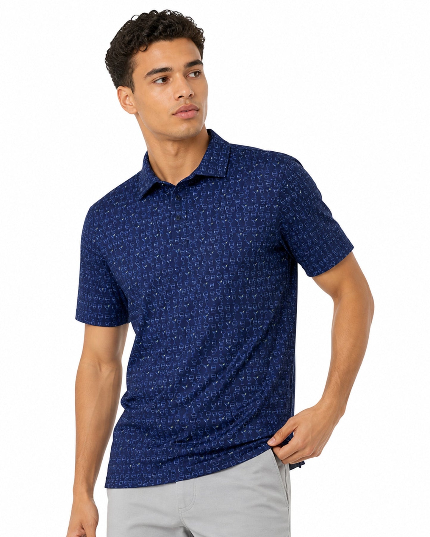 Olive’s Anyone Polo - F/X Fusion Golf - Polo - Navy