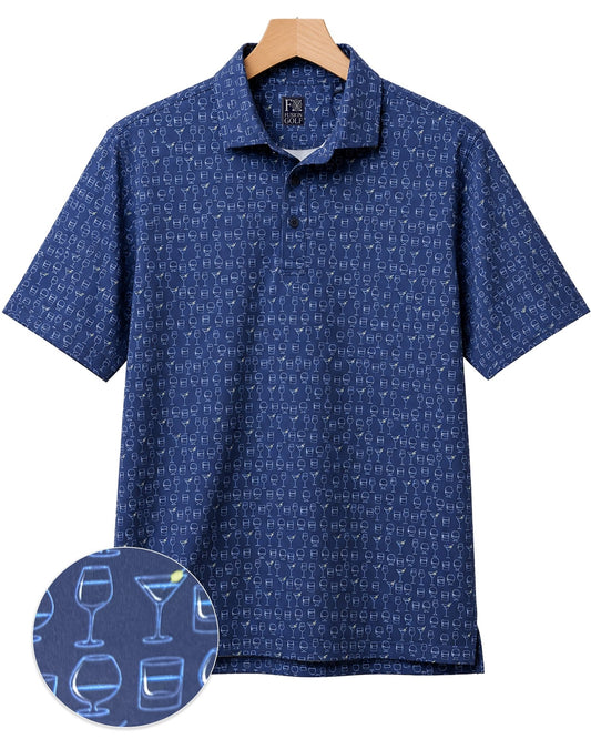 Olive’s Anyone Polo - F/X Fusion Golf - Polo - Navy