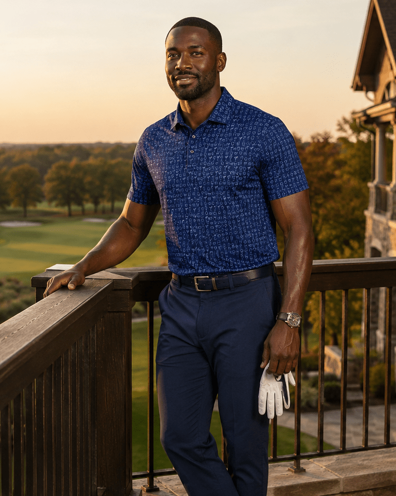 Olive’s Anyone Polo - F/X Fusion Golf - Polo - Navy - M