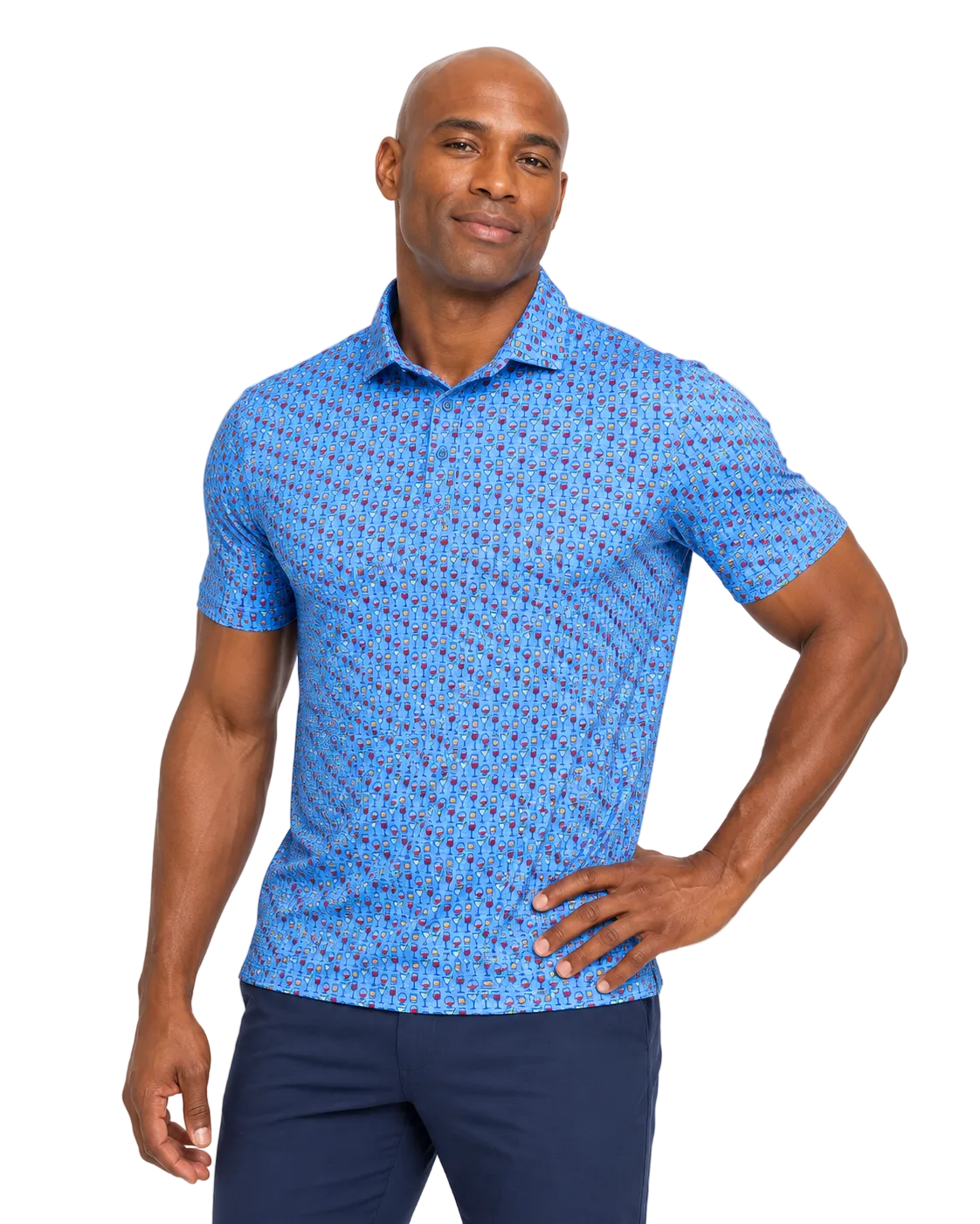 Pick A Flavor Polo - F/X Fusion Golf - Polo - Blue