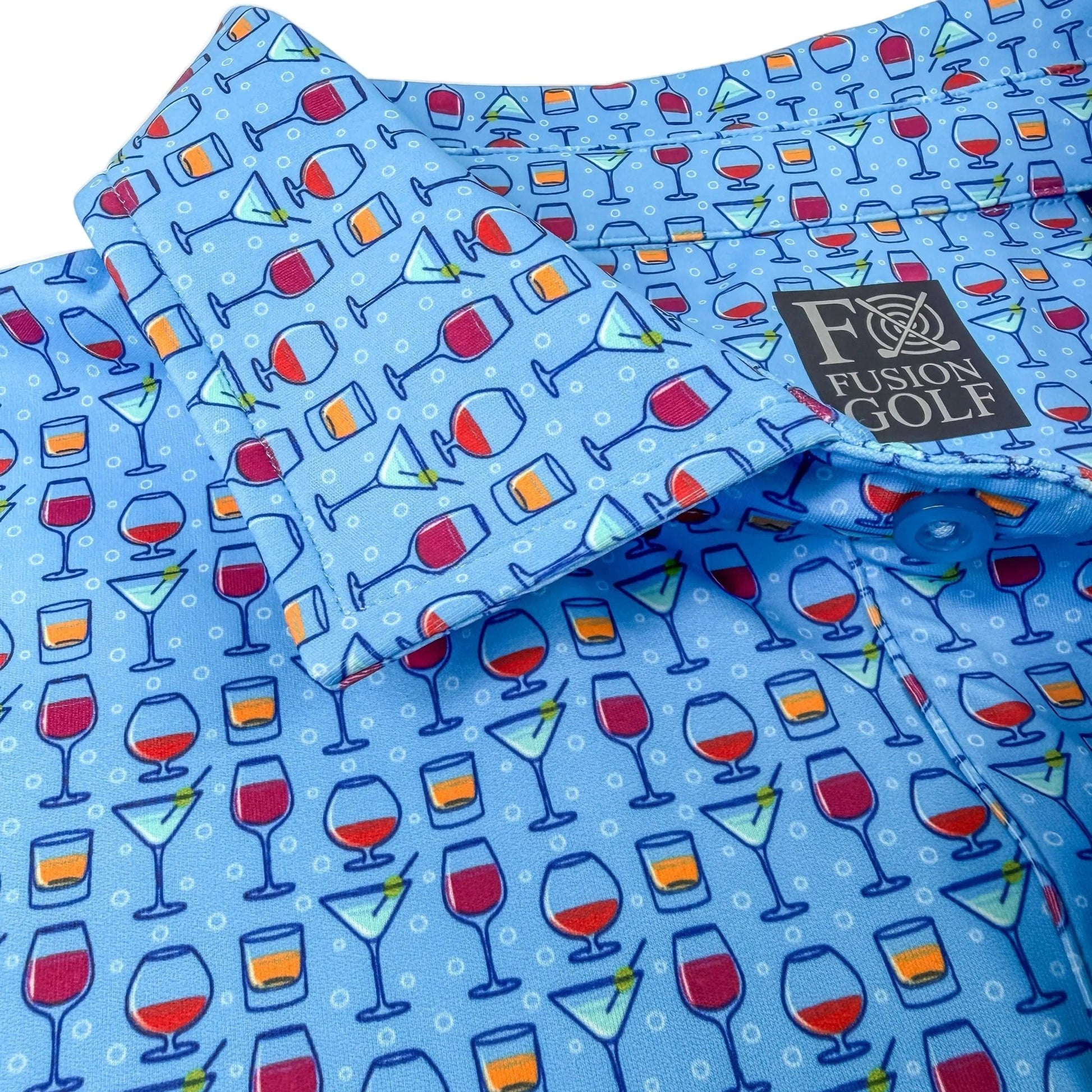 Pick A Flavor Polo - F/X Fusion Golf - Polo - Blue