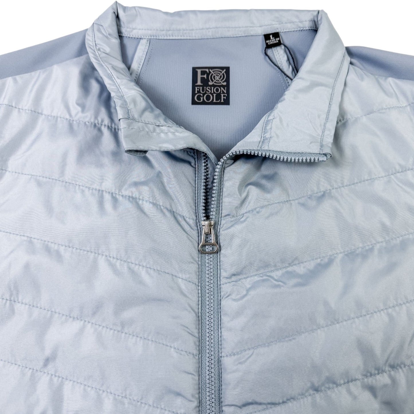 Player’s Full Zip Golf Vest - F/X Fusion Golf - Vest - Steel