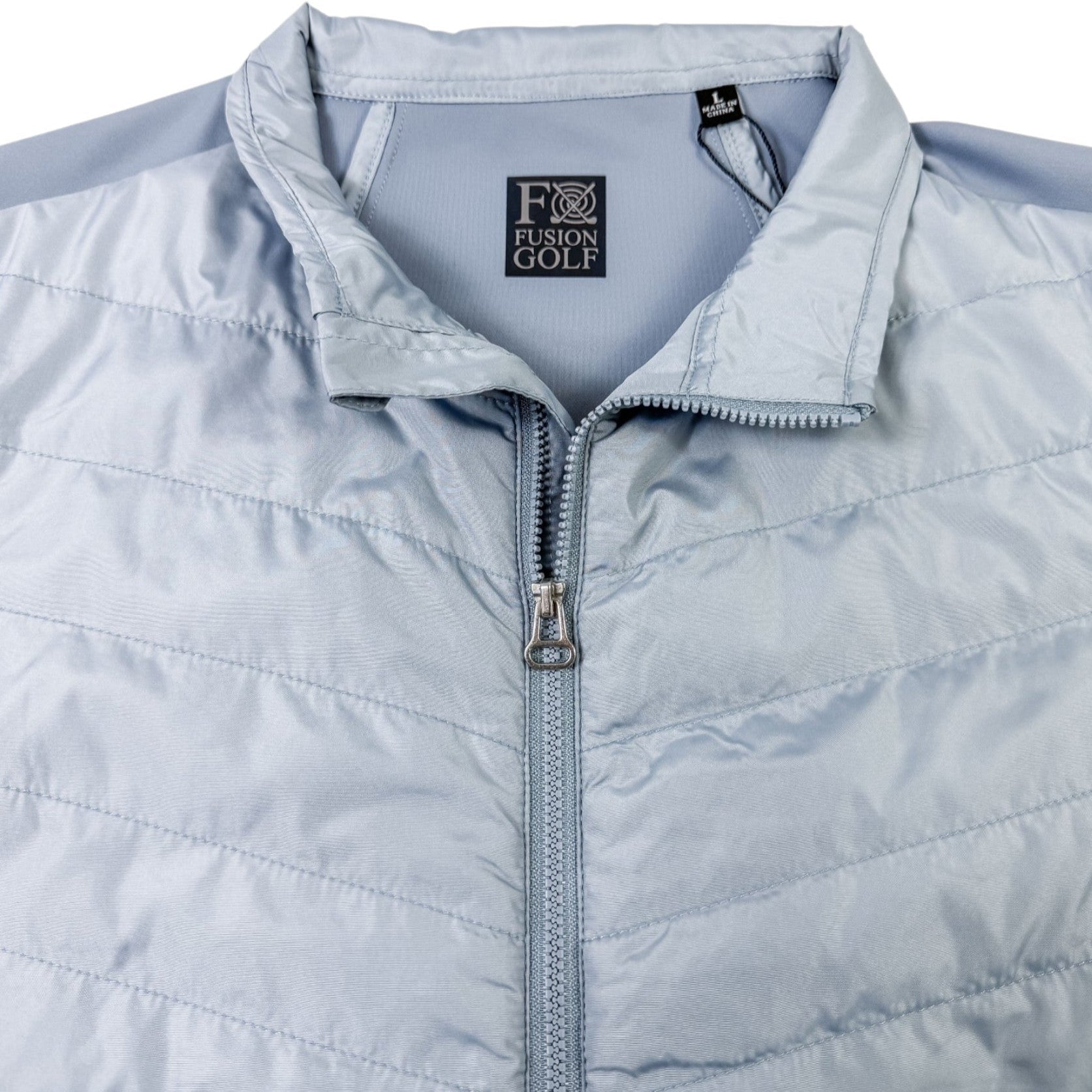 Player’s Full Zip Golf Vest - F/X Fusion Golf - Vest - Steel