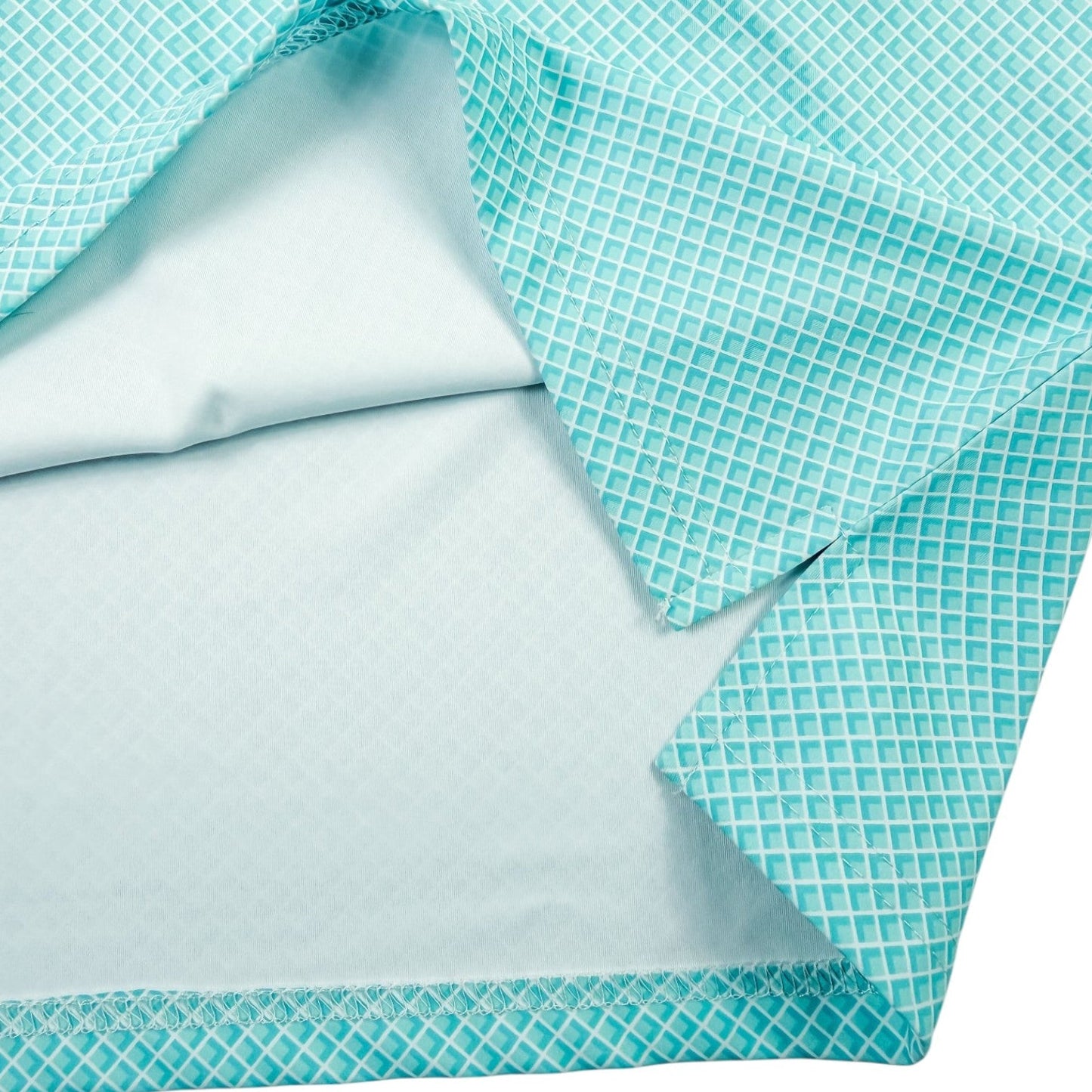 Shady Pane Performance Golf Polo - F/X Fusion Golf - Polo - Aqua