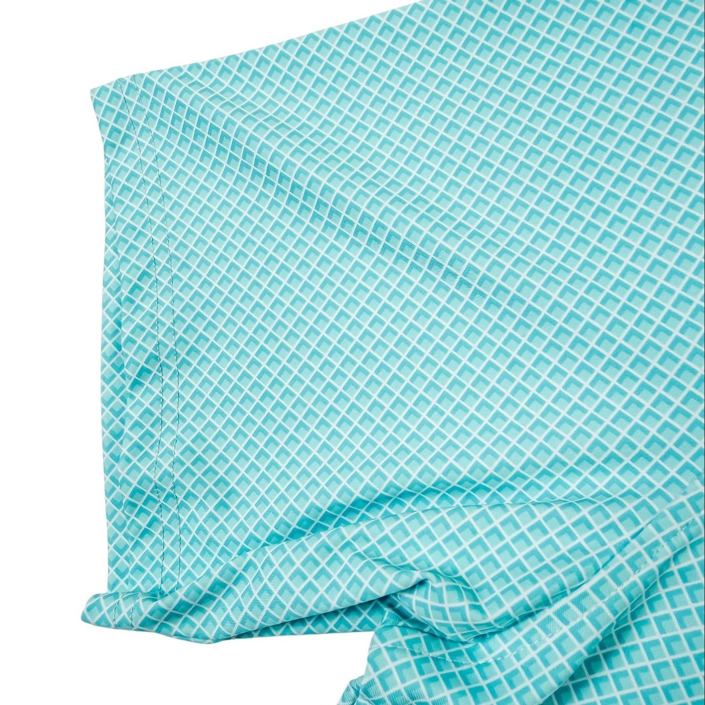 Shady Pane Performance Golf Polo - F/X Fusion Golf - Polo - Aqua