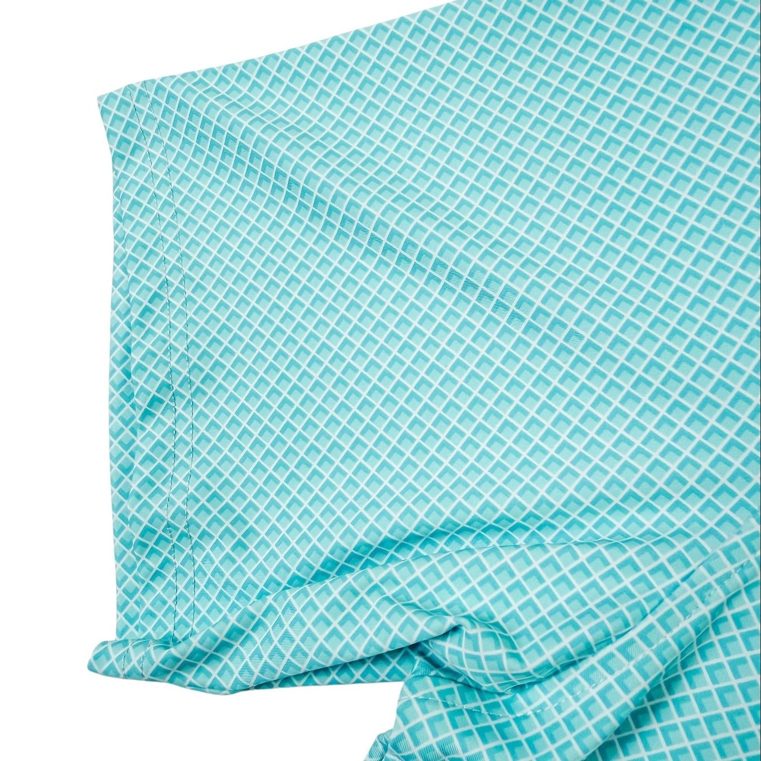 Shady Pane Performance Golf Polo - F/X Fusion Golf - Polo - Aqua