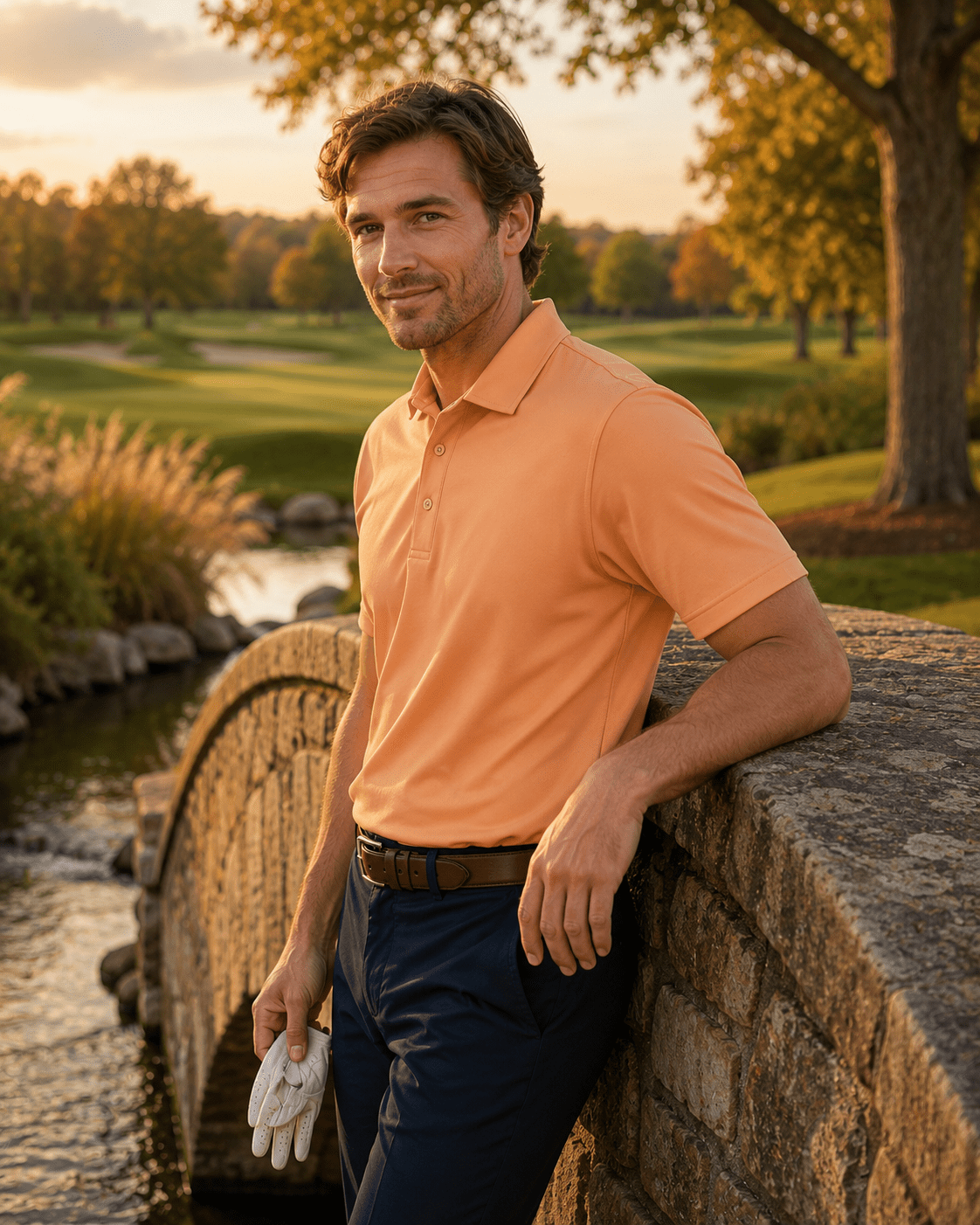 Solid Performance Golf Polo - F/X Fusion Golf - Golf - Sherbert - M
