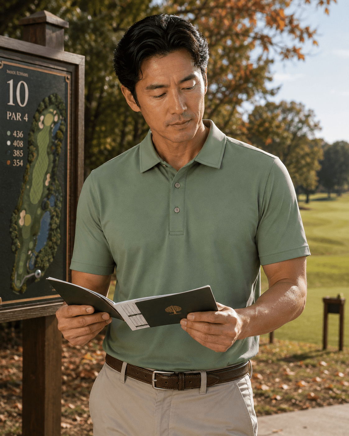 Solid Performance Golf Polo - F/X Fusion Golf - Golf - Olive - M