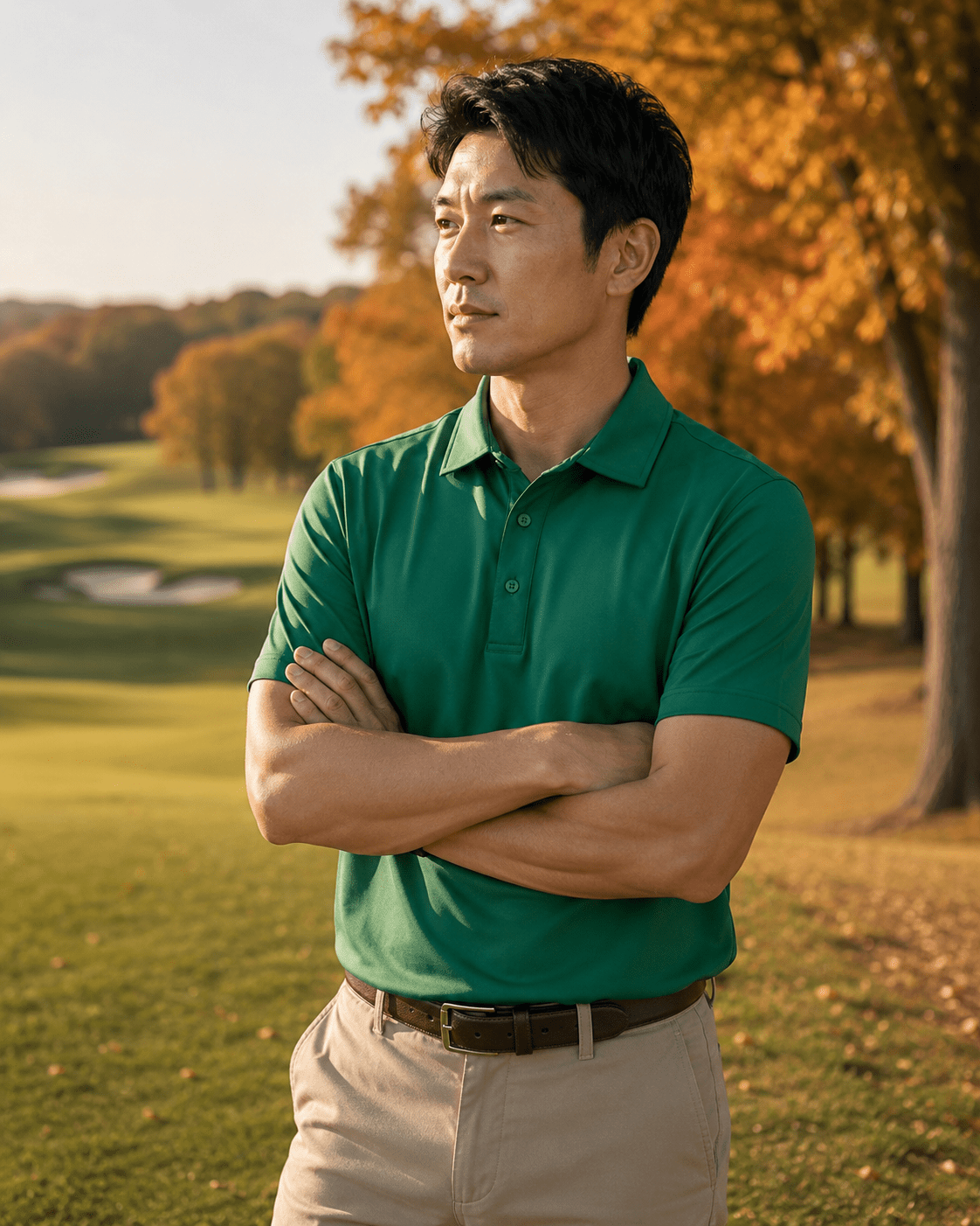 Solid Performance Golf Polo - F/X Fusion Golf - Golf - Green - M