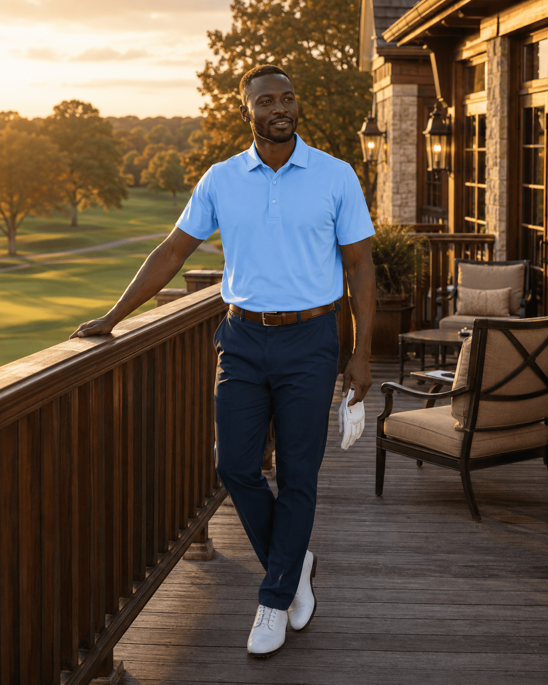 Solid Performance Golf Polo - F/X Fusion Golf - Golf - Sky - L