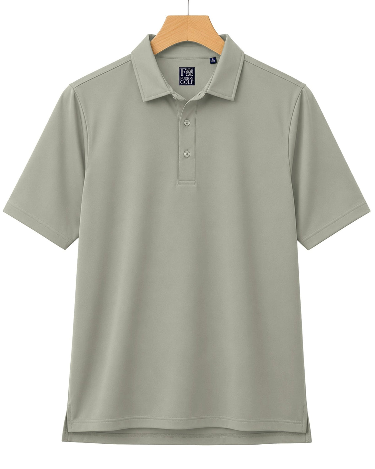 Solid Performance Golf Polo - F/X Fusion Golf - Golf - Pumice - M