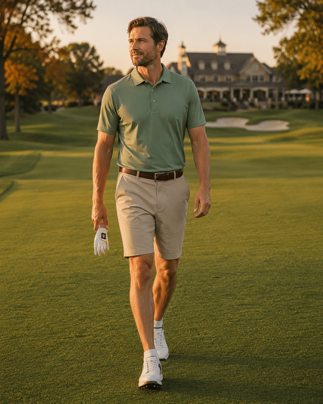 Solid Performance Golf Polo - F/X Fusion Golf - Golf - Olive - M