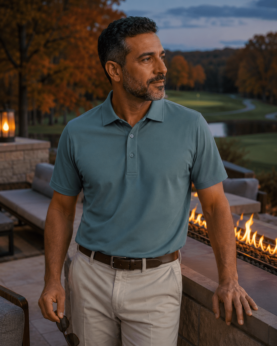 Solid Performance Golf Polo - F/X Fusion Golf - Golf - Teal - M